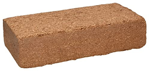 KOTARBAU® Terreau de Noix de Coco Naturel et sans Tourbe Litière de Noix de Coco 650 g - 7 L Terreau à Base de Fibre de Coco