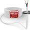 MAS Premium Câble en plastique souple H05VV-F 2 x 0,75 - 2 x 1, 2 x 1,5 ou 2 x 2,5 - Blanc - De 5 à 100 m - (H05VV-F 2 x 0,75 WS, 20 m)
