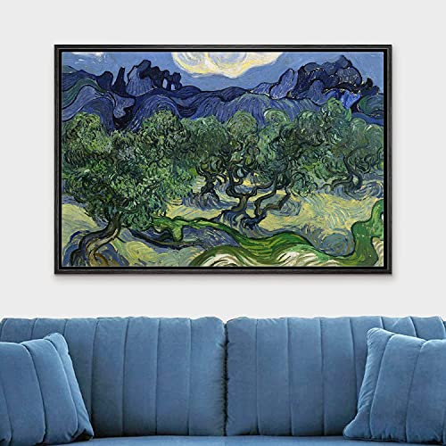 Olivenbäume Gemälde von Vincent Van Gogh DIY Diamond Painting Kits für Erwachsene, DIY Kunst Handwerk für Home Wall Decor Geburtstagsgeschenke