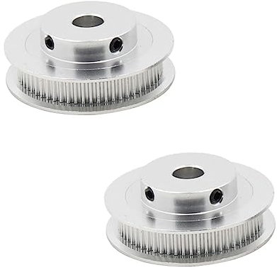2-Stück iMetrx GT2 Pulley Zahnriemenscheibe Breite 6mm Teeth 60 (Innere Bohrung 8mm) für 3D Drucker Zahnriemenscheibe