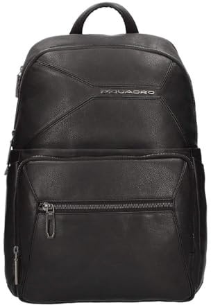 PIQUADRO, Computer and iPad© backpack with pockets for Air, NERO