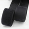 Klettverschluss Klettband Haken Flausch zum Aufnähen Nähen Hakenband + Flauschband hohe Verschlusskraft (Länge 25m, Schwarz 30 mm)