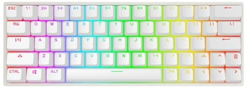 Mumuve Mechanische Gaming-Tastatur mit Gateron optischem Schalter, Hintergrundbeleuchtung, programmierbarer Tastaturschalter, 64 Tasten, Gateron Optical Switches Keyboard