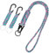 Mecmbj Paracord Schlüsselanhänger, 3 Stück Schlüsselband Mit Karabiner, Geflochten Lanyard für Ausweise, Bunt für Outdoor, Camping, Wandern -C