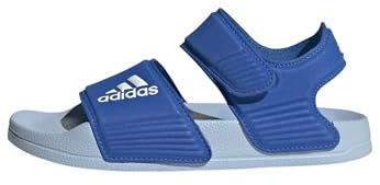 adidas Adilette Sandals Slides, Bright Royal/Cloud White/Clear Sky, 5 UK Child