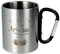 Spruchreif | Edelstahlbecher mit Karabinerhaken Henkel | Bruchfest | Camping Tasse | Outdoor Gadgets | Ski Geschenke | „Après-Ski Drinking Team“
