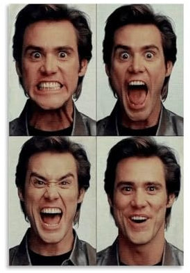 TNERPAR Jim Carrey Poster Dekorative Malerei Leinwand Wandkunst Wohnzimmer Poster Schlafzimmer Malerei,Wandkunst Bilddruck Moderne Familienzimmer Dekor 12x18inch(30x45cm)