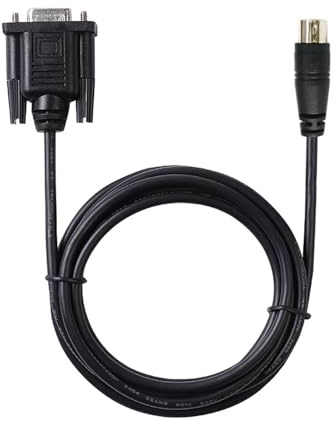 Hwmsza USB PTZ-Kamera VISCA IN RS-232C Serielles Kabel DB9-Buchse auf 8-poliges MI-N Din VISCA IN RS232 Serielles Steuerkabel