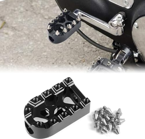 Tornillos de pedal de palanca de cambios para Harley Davidson todos los modelos, color negro cromado