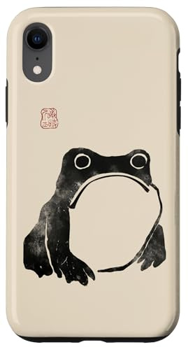 Matsumoto Hoji Frog, Japanese Woodblock Case for iPhone XR