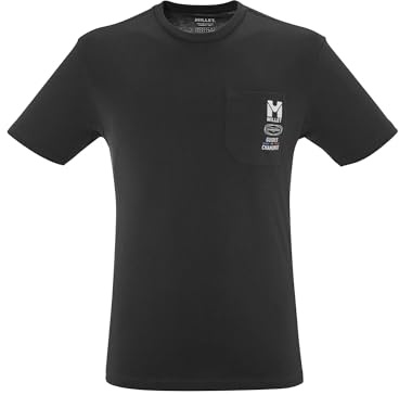 Millet CDG Chamonix POC Herren-T-Shirt aus Bio-Baumwolle mit Brusttasche