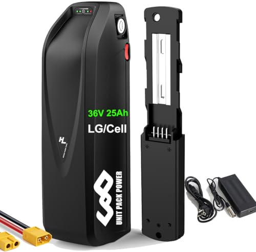 36V 25Ah Hailong batteria per bicicletta elettrica - batteria ebike batterie telaio per Kit ruota anteriore Kit ruota posteriore Motore - Batteria per motori da 250 W, 500 W, 750 Wruota ki