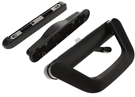 Tofficu 1Ensemble Verrouillage de Porte Coulissante avec Clé Serrure pour Armoire Patio Compatible avec Portes Épaisseur