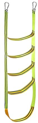 Boat Ladder - Fire Escape Ladder | 5 Steps Multi-Functional Portable Stairs for Roof Dock Indoor Treehouse Kayak Window Camping Outdoor Backyard