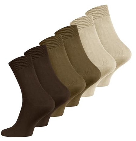 Wonky Line Chaussettes bambou lot de 6 paires - 40-45 - Mix-4