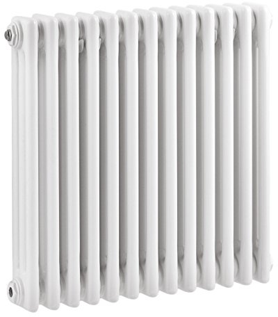 Triple Column Traditional Radiator 600 x 605mm, High Gloss White