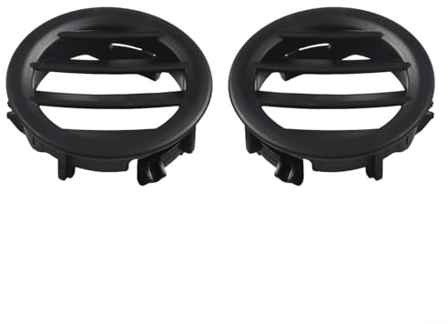 Luftausströmer Set Links+Rechts für Mercedes W204 C-Klasse C300 C350 C630 2008-2015 Klimaanlage Lüftungsgitter Armaturenbrett Schwarz Kunststoff OEM 2046805087