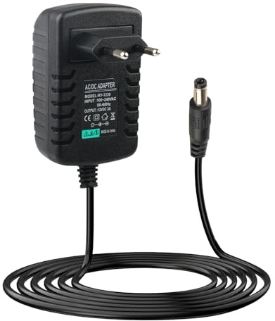 12V 3A Netzteil Adapter Universal AC 220V 230V Power Supply Steckernetzteil | Transformator für LED Streifen, Kamera, Router Kompatibel 5,5 mm x 2,1 mm