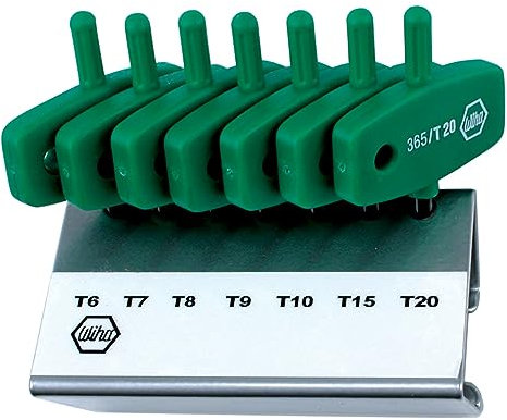 Wiha 36590 Torx Hex Key Set, Wing Handle, 7 Piece