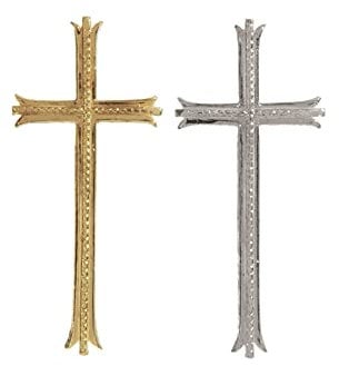 Wiedemann Verzierornament Kreuz groß 105/45mm (Gold)