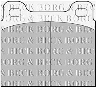 Borg & Beck BBP1698 Rear Brake Pads To Fit Volvo 850 C70/S70/V70