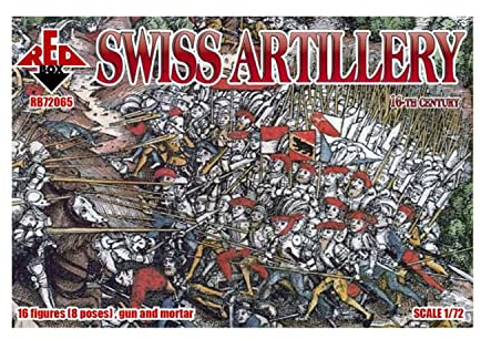 Red Box RB72065 - Modellbausatz Swiss Artillery, 16th Century