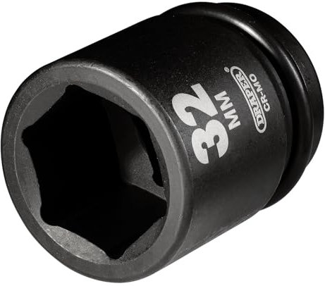 Draper 28743 Expert Hi-Torq 6 Point Impact Socket, 3/4 Square Drive, 32mm , Blue
