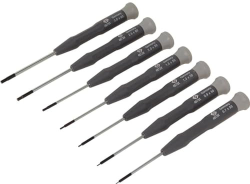 C.K T4874X Cacciaviti di precisione a brugola, set di 7 pezzi