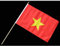 Everflag Stock-Flagge 30 x 45 : Vietnam