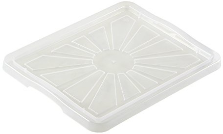 keeeper Deckel für Aufbewahrungsbox Franz, Größe: M, 35 x 27 cm, Franziska, Transparent, Hellgrau