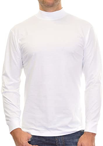 RAGMAN Herren Stehkragenshirt Langarm