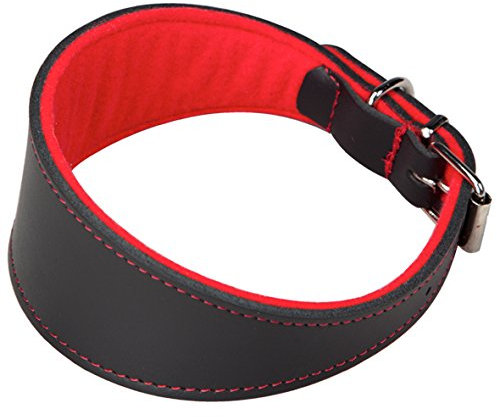 Arppe 2154015001 Windhunde Halskette Superfelt, Schwarz und Rot