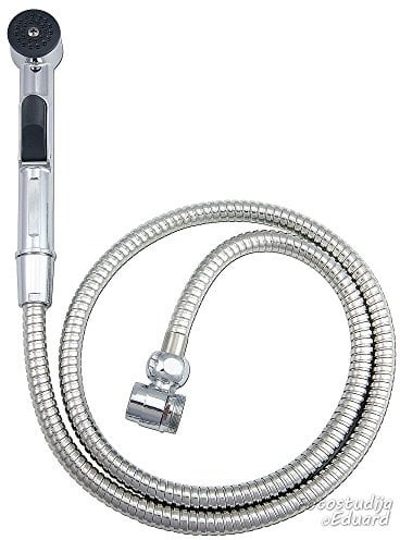 Waschbeckenbrause inkl. Schlauch und Adapter | Bidet Brause-Set | inkl. Wandhalter | Chrom, twb17A