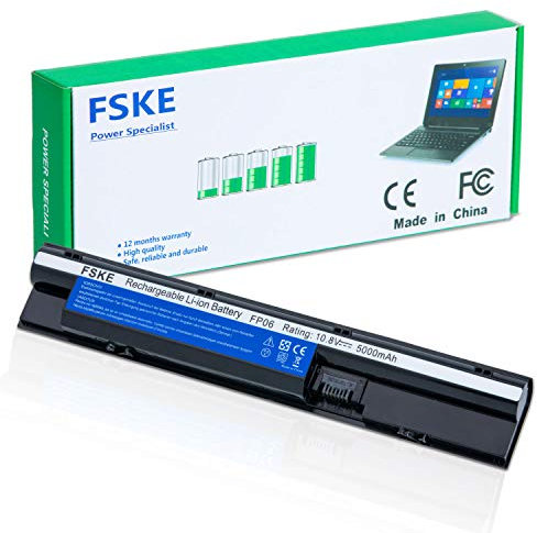 FSKE FP06 H6L26AA Akku für HP 708457-001 FP06XL ProBook 470 G1 450 G0 450 G1 455 G1 440 G1 470 G0 ElitePad 900 G1 Notebook Batterie,10.8v 5000mah 6 Zellen