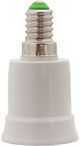 5x E14 -> E27 LED Prise de lampe Adaptateur Socket Convertisseur Lampe