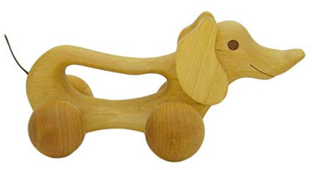 Dackel Greiftier, Handschmeichler aus Holz