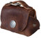 Hide & Drink, Kleine Handtasche mit Schlüsselringhalter, handgefertigt aus Vollnarbenleder, Bourbon-Braun, Small, Classic