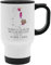 Mr. & Mrs. Panda Thermobecher Einhorn Koffer - Geschenk, Einhörner, Einhorn Deko, Gepäck, Thermobecher für 400 ml, Thermotasse, Reisebecher, Kind,