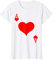 Damen Kartenspiel Kostüm Damen Karneval Herz Ass Fasching Geschenk T-Shirt
