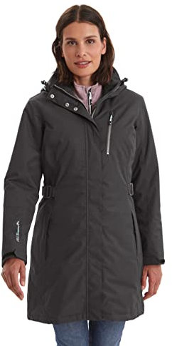 Killtec Damen Funktionsparka Mit Abzippbarer Kapuze Alisi, schwarz, 36, 32730-000