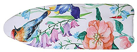 Skrskr Bügelbrettbezug Für Dampfbügelstation Polyester Bügeltischbezug Thermo Reflect Beschichtet Wärmeisolierung Und Verbrühungsschutzbrettbezug Für Bügeln 140 X 50 cm