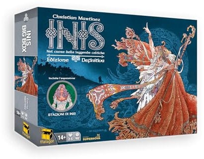 Studio Supernova - Inis Big Box - Komplettes Territory Control Spiel der Inis Seasons Erweiterung, 2-5 Spieler, ab 14 Jahren, Italienische Ausgabe