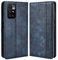 MOJIA Coque pour Xiaomi Redmi 10 / Redmi 10 2022, Étui en Cuir, PU Housse Pochette Antichoc et Anti-Rayures Fonction Stand Rabat de Portefeuille Etui Coque. Bleu