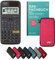 CALCUSO Ensemble Standard Rose avec Calculatrice Casio FX-87DE X ClassWiz (Allemand)