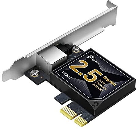 TP-Link 2.5GB PCIe Network Card (TX201) – PCIe to 2.5 Gigabit Ethernet Network Adapter, Supports Windows 11/10/8.1/8/7, Win Server 2022/2019/2016, Linux