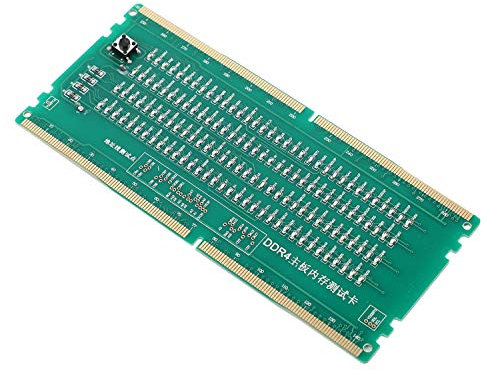 Oikabio Scheda di prova DDR4 RAM Memory Slot Out LED Desktop Scheda Madre Riparazione Analizzatore Tester