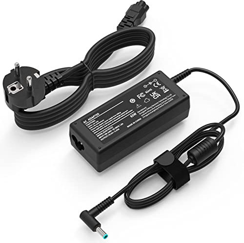 65W HP Laptop Ladekabel 19,5V 3,33A Notebook Ladegerät Netzteil für HP Pavilion x360 11 13 15, Chromebook 11 13 14-Serie, EliteBook Folio, Stream 11 13 14 15 Spectre Ultrabook (Stecker:4.5x3mm) C0008