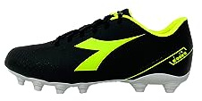 Diadora Herren Pichichi 6 Mg14 Fussballschuh, Black Yellow FL Dd White, 46 EU