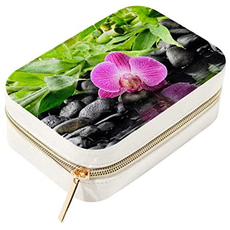 Zen Schmuckkästchen aus Bambus, doppellagig, tragbar, für Reisen