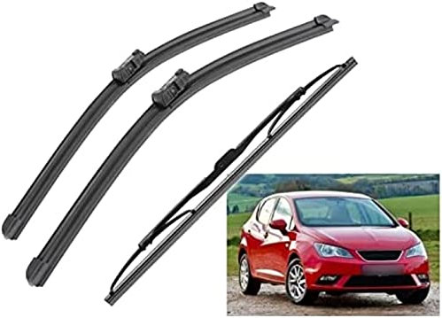 Scheibenwischerblätter vorne hinten Wischerblätter für SEAT Ibiza 6J 2008-2012 Wischerblattsatz